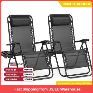 Set of 2 Portable chairs