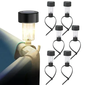 6 Pack Solar Pool Lights