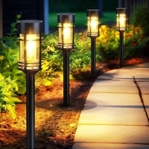 4 Sets Outdoor Solar Street Lights