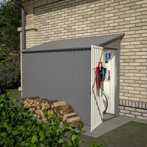 4' x 8' Metal Wall Side Storage