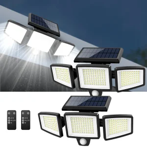 Triple Head Outdoor Solar Light