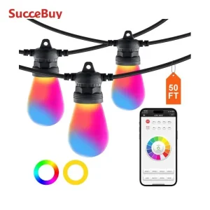 Outdoor String Lights with APP Control