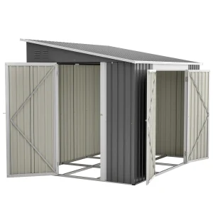 6 x 8 FT Metal Outdoor Storage Shed